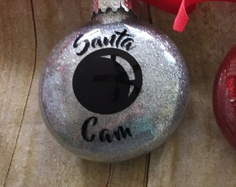 Santa Cam Christmas Tree ornament. So cute ! Santas always watching now !! Elf Ideas !