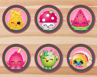 Shopkins labels | Etsy