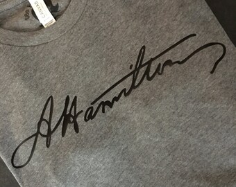 A. HAMILTON signature shirt