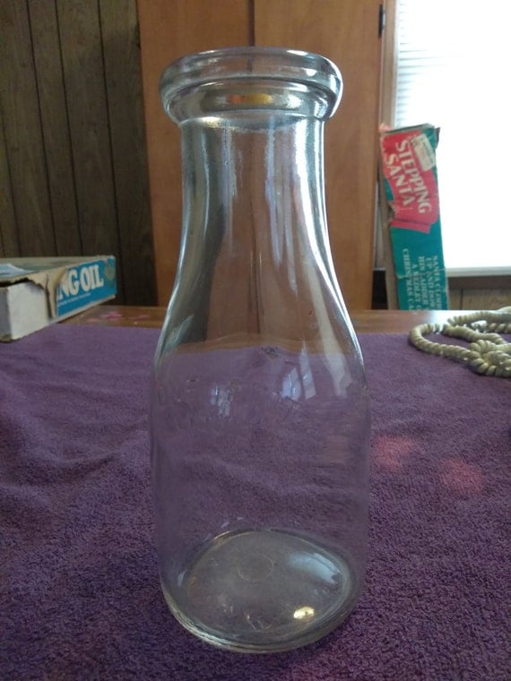 Vintage DuraGlass One Pint Milk Bottle