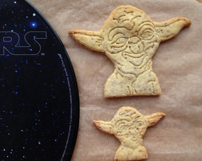 Yoda cookie stamp. Star Wars cookie cutter. Yoda cookies