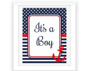 Its a boy printable | Etsy