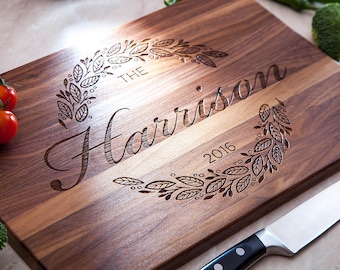 Personalized Cutting Board Custom Cutting Board Engraved Bridal Shower Gift Unique Gift For Her Home decor Personalized Cutting Board