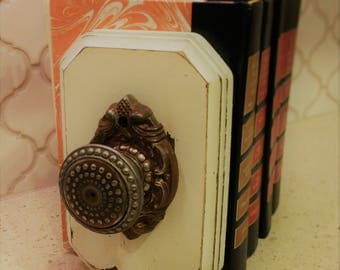 Vintage Doorknob Bookends