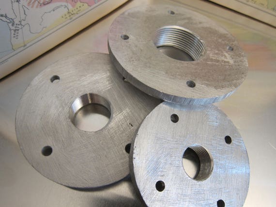 1/2" Floor Flange, NPT, 356-F, Aluminum, Made in the USA ...