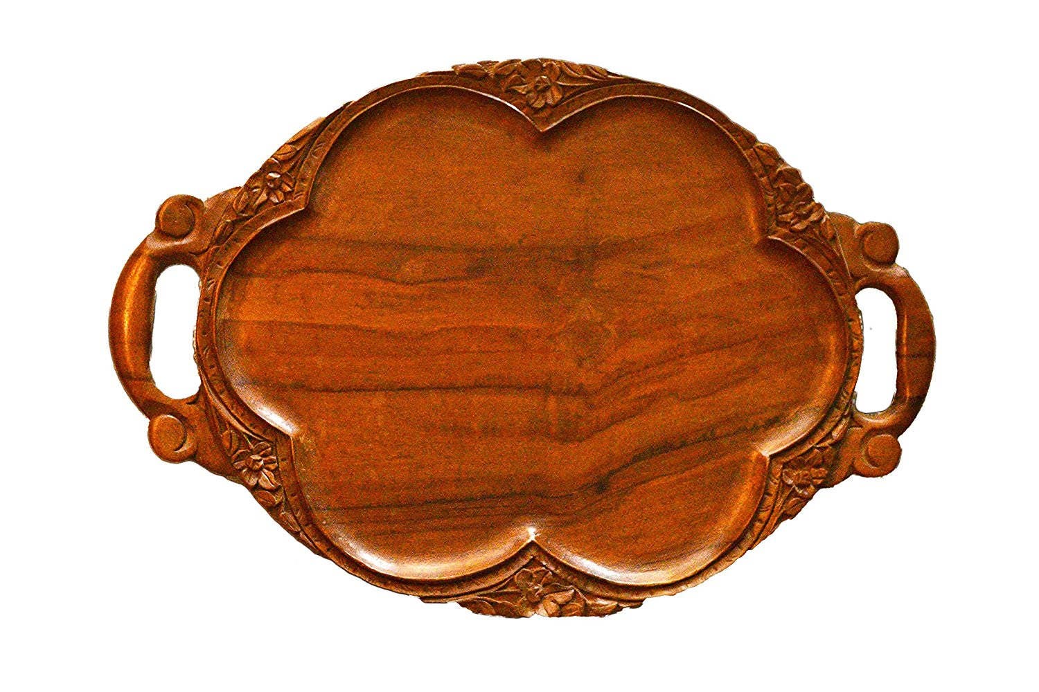 Handmade Wooden Serving Tray Antique Serving Tray Oval