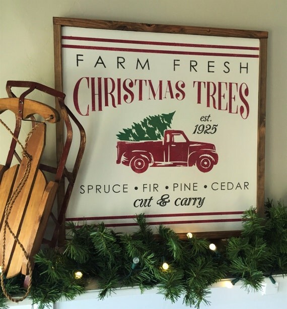 18 square vintage christmas tree farm wall by 18 square vintage christmas tree farm wall by