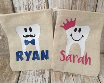 Tooth Fairy Bag, Personalized Tooth Fairy Bag, Kid Gift, Boy Gift, Girl Gift