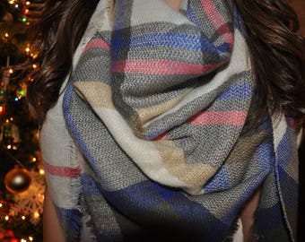 Most popular selling,Plaid Blanket Scarf,Cotton Blanket scarf, Plaid Scarf, Blanket plaid scarf, Trendy