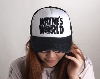 Trucker Cap Baseball Mesh Hat Snapback Cap Unisex Waynes World Truc059