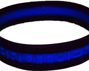 Brothers Thin Blue Line Bracelet