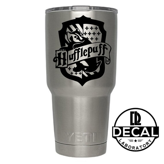 Yeti Decal Sticker - Hufflepuff House decal inspired by Harry Potter Decal Sticker For Yeti RTIC Rambler Tumbler Coldster Beer Mug