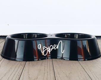 Custom Dog Bowl