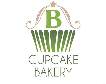 Cupcake logo design | Etsy