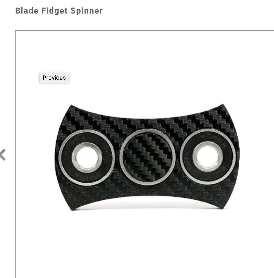 sharp fidget spinner blade