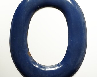 Large Vintage Metal Letter Sign Uppercase "O"
