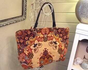 Vintage Mary Poppins Carpet Bag