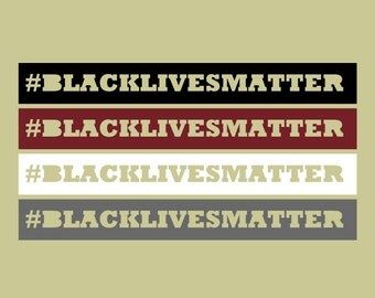 Black Lives Matter vinyl sticker