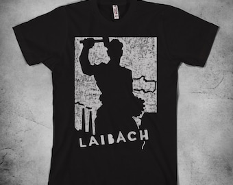 Laibach - t shirt , mens t shirt, industrial t shirt, Laibach art, Laibach shirt, NSK t shirt, laibach tee