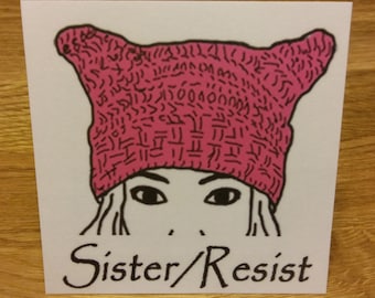 Sticker - Pussyhat Sister/Resist