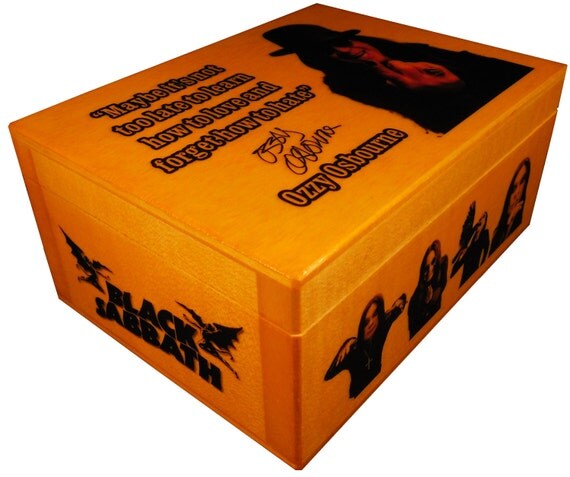 Ozzy Osbourne figure Black Sabbath BOX with SIGNED