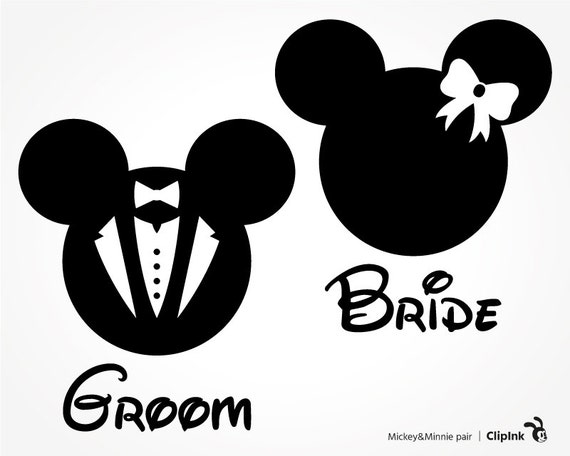 mickey mouse wedding clipart - photo #28