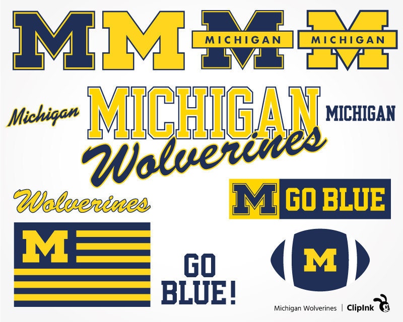 Michigan Wolverines svg Wolverines clipart Michigan svg