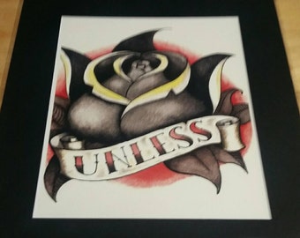 Unless, Lorax inspired watercolor (print)