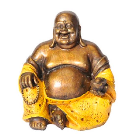 resin laughing buddha statue