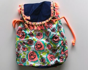 purple daisy backpack