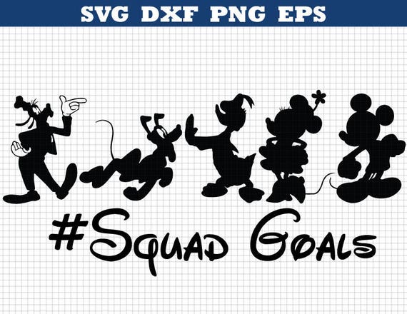Free Free 228 Squad Goals Silhouette Disney Svg Free SVG PNG EPS DXF File