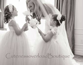 Blush Flower Girl Dress-Blush flower Girl dress-Blush girl dress-Blush pink flower girl dress-Ivory flower girl dress