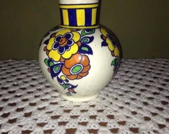 BOCH LA LOUVIERE - Charles Catteau - Belgium - d1049 - signed Art Deco Vase - Retro -