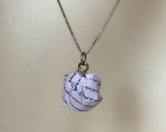 Harry Potter and the Deathly Hallows - Paper Ball Pendant