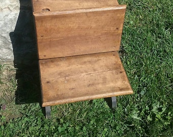 Primitive School Desk