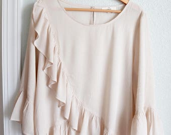Labeled in Love - Ruffled Front Shirt