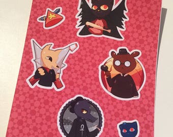 Night in the woods Sticker sheet