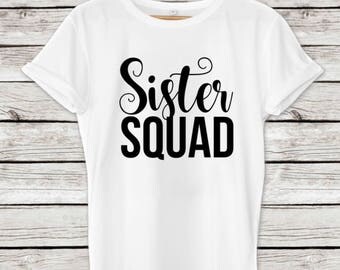 Sister squad shirt | Etsy