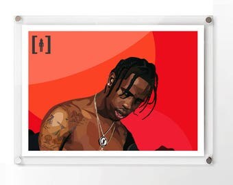 Travis Scott Inspired A2 Digital Download Print - Original Digital Art - Digital File ONLY