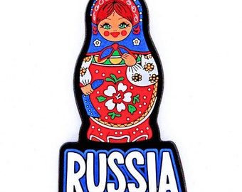 Souvenir.3D.A magnet on the refrigerator. Russian nesting doll.Eraser.