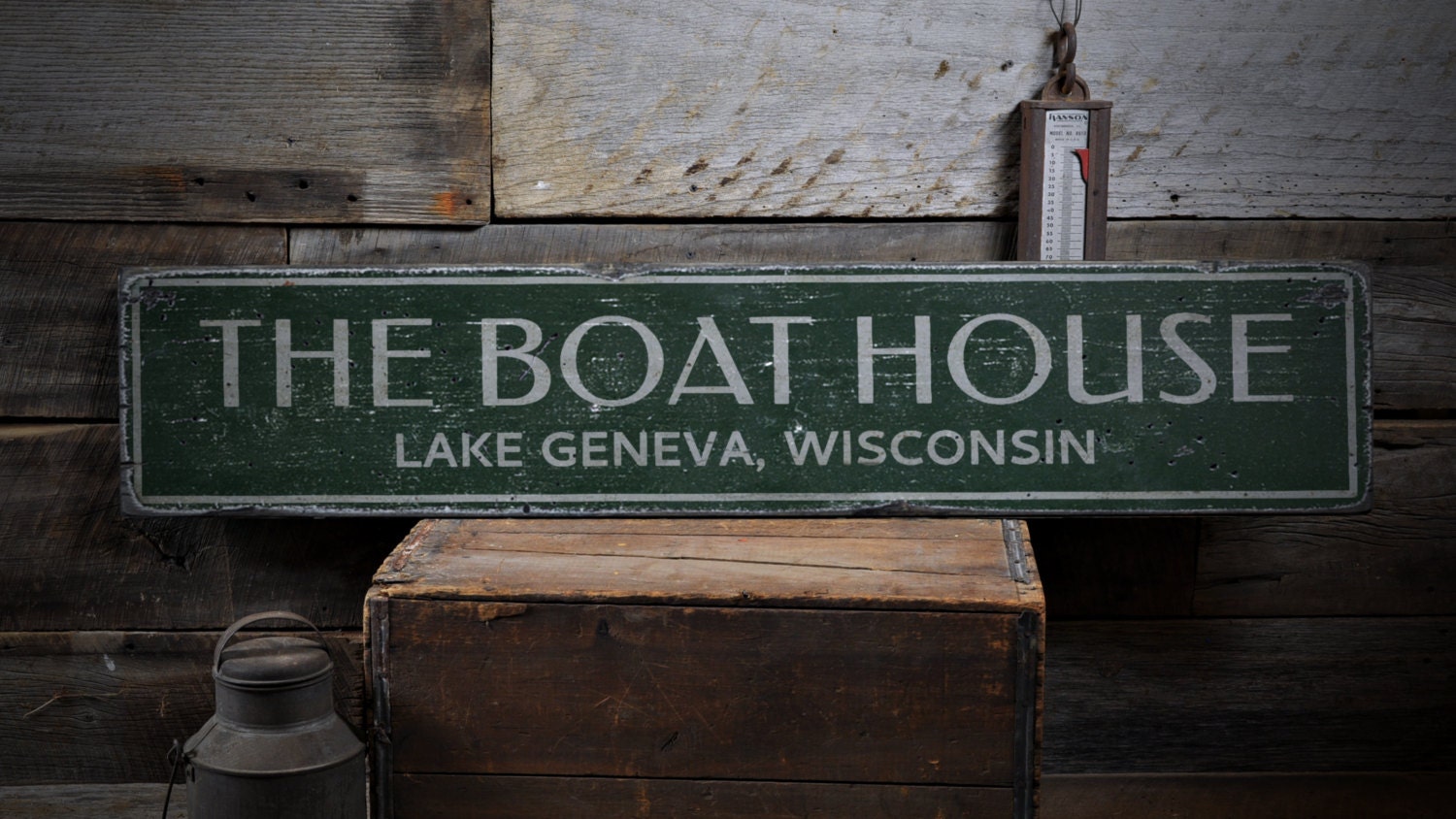 Wooden Boat Sign Boat House Sign Lake House Sign Lake House