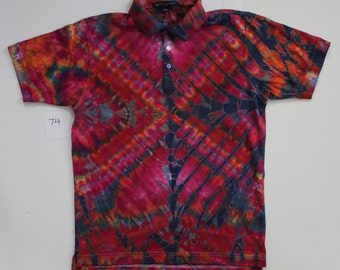 tie die golf shirt