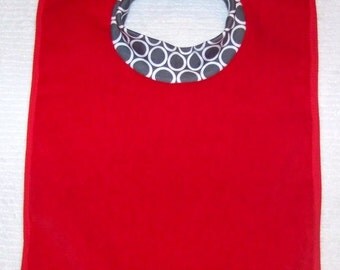 Towel Bib by PETUNIAS - absorbent washable dryable knit baby toddler gift