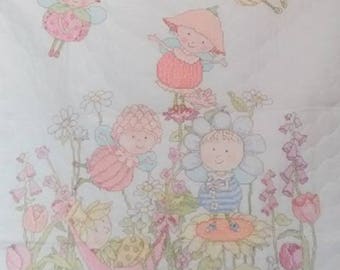 Flower Fairies Crib Cover