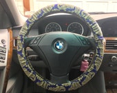 Steering wheel cover | Etsy