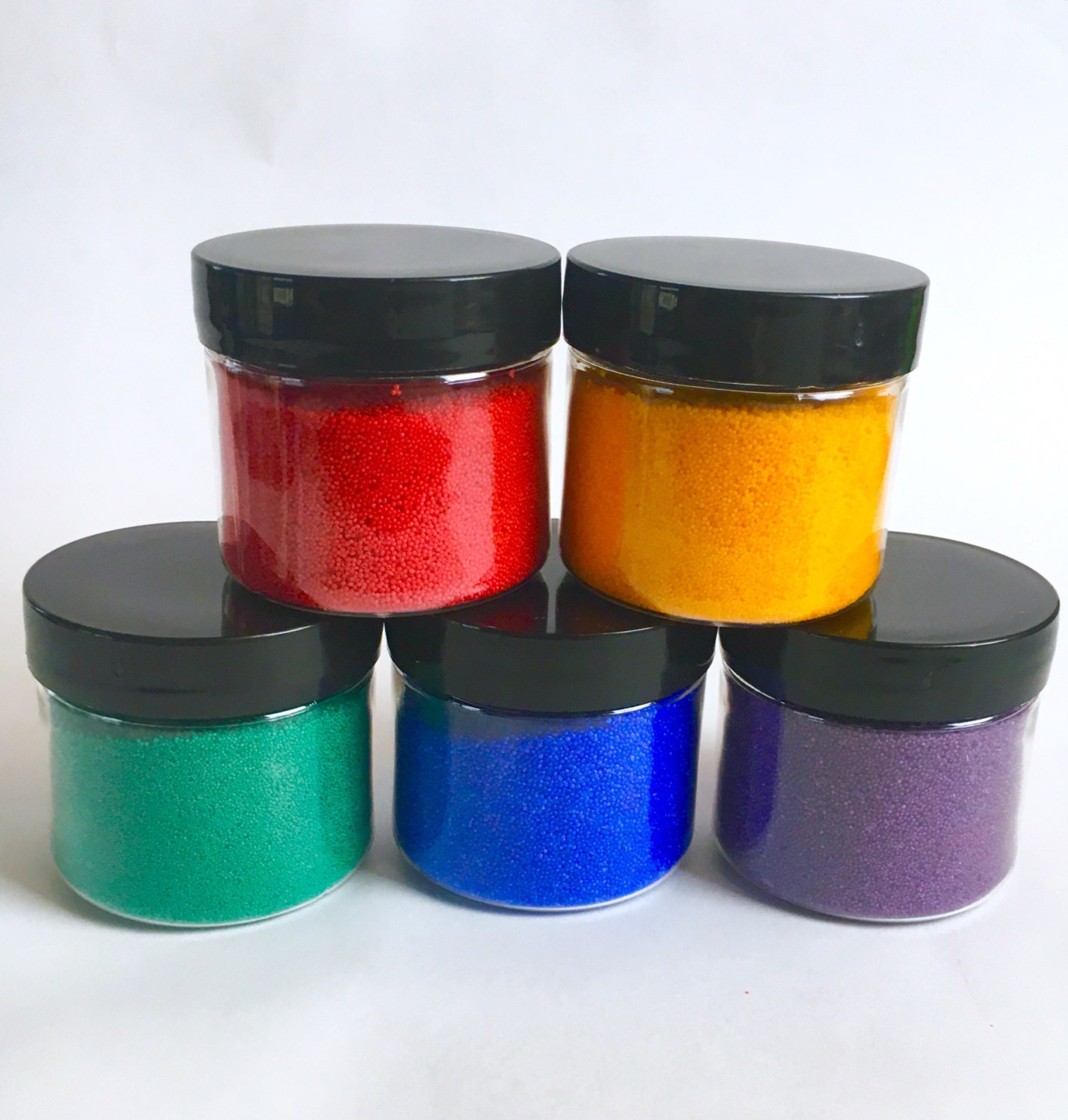 Jojoba Beads Set 5 Colors 1 oz each