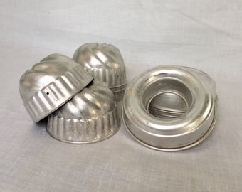 Vintage Small Cake Jello Molds Set of 10