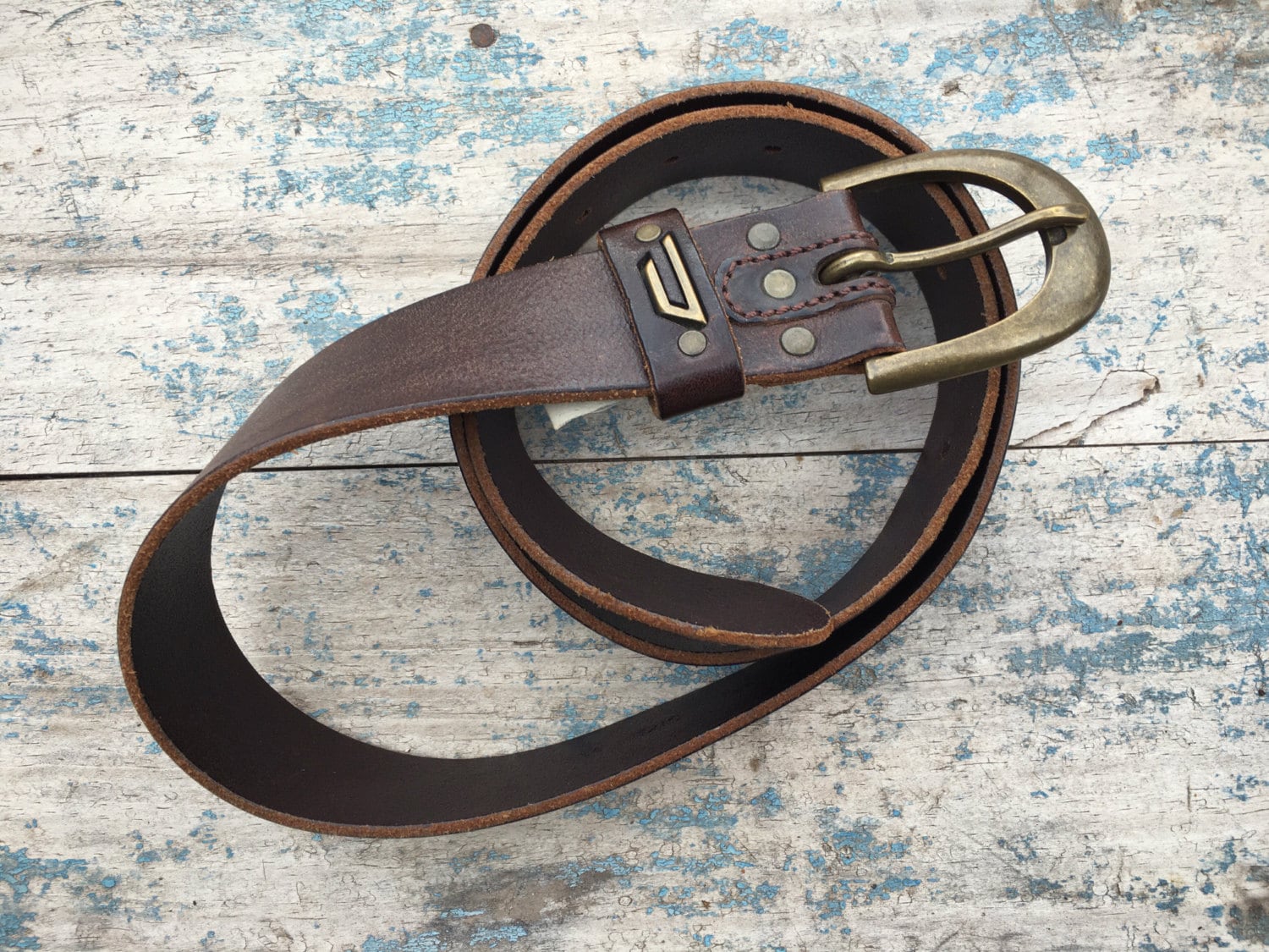 Designer belts men EU size 95 cm / US size 38 waist Diesel brown leather Made in Italy