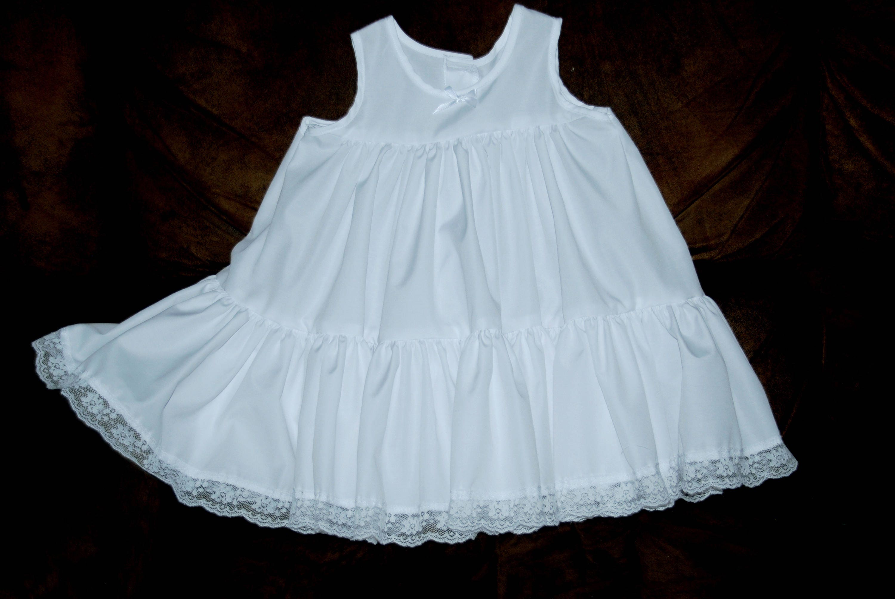 Infant White Slip / Crotchet Slip / Infant Baby Girl / Girls