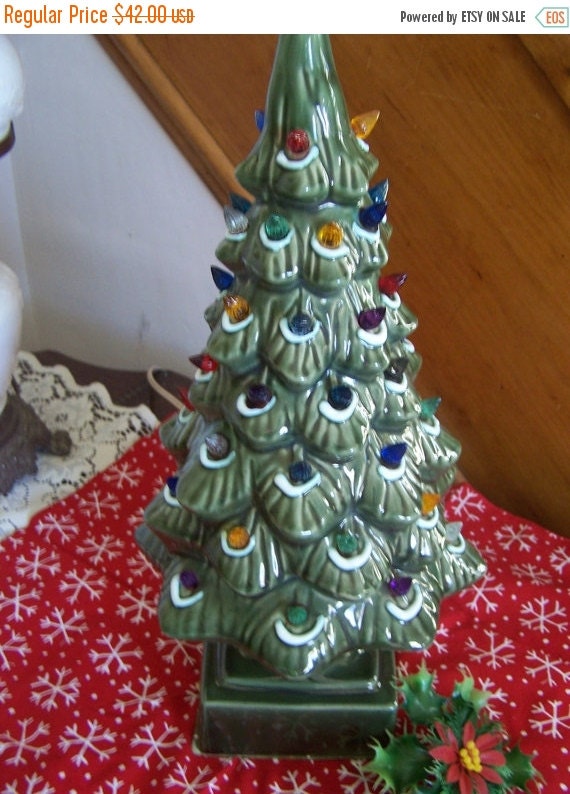 on sale vintage ceramic christmas tree 17 by on sale vintage ceramic christmas tree 17 by